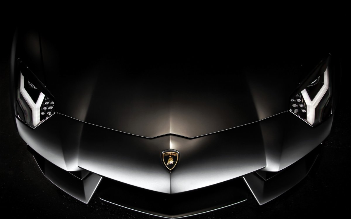 Lamborghini Aventador Black фары