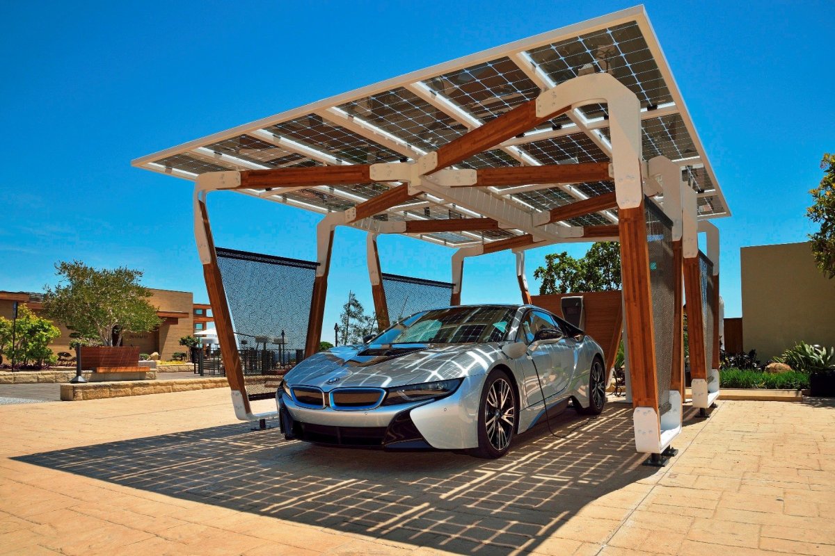 Дизайнерские навесы для автомобилей