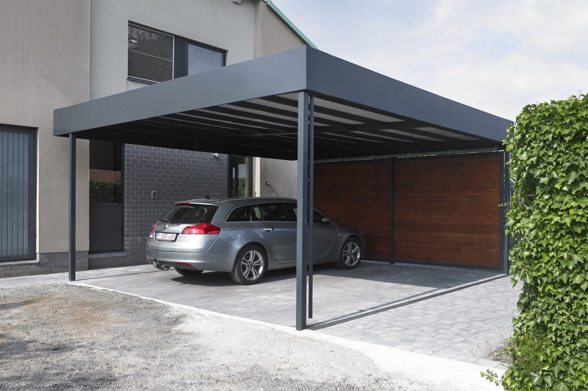 Современные навесы для автомобилей