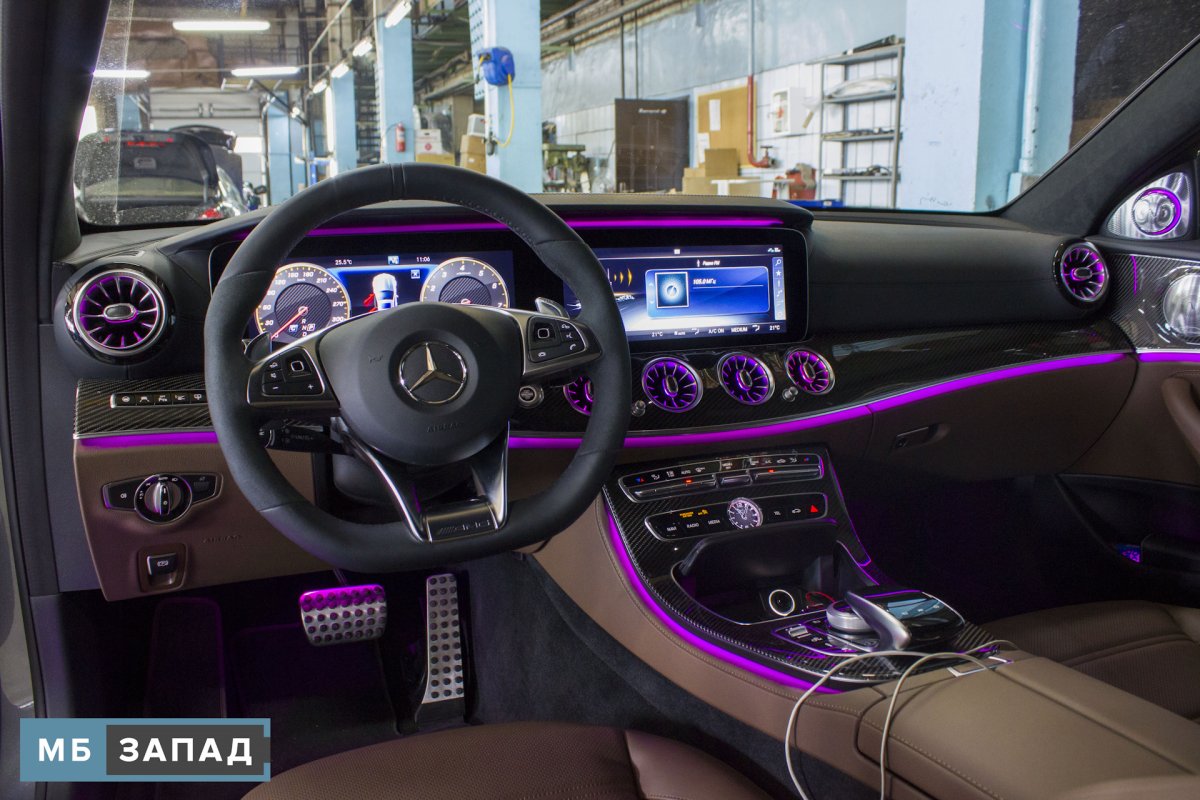 Подсветка Mercedes w213