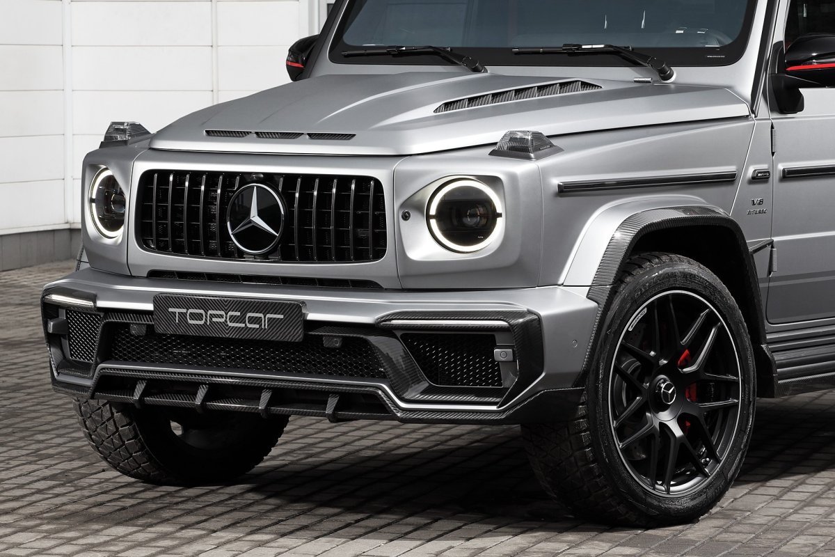 Mercedes g63 AMG серый