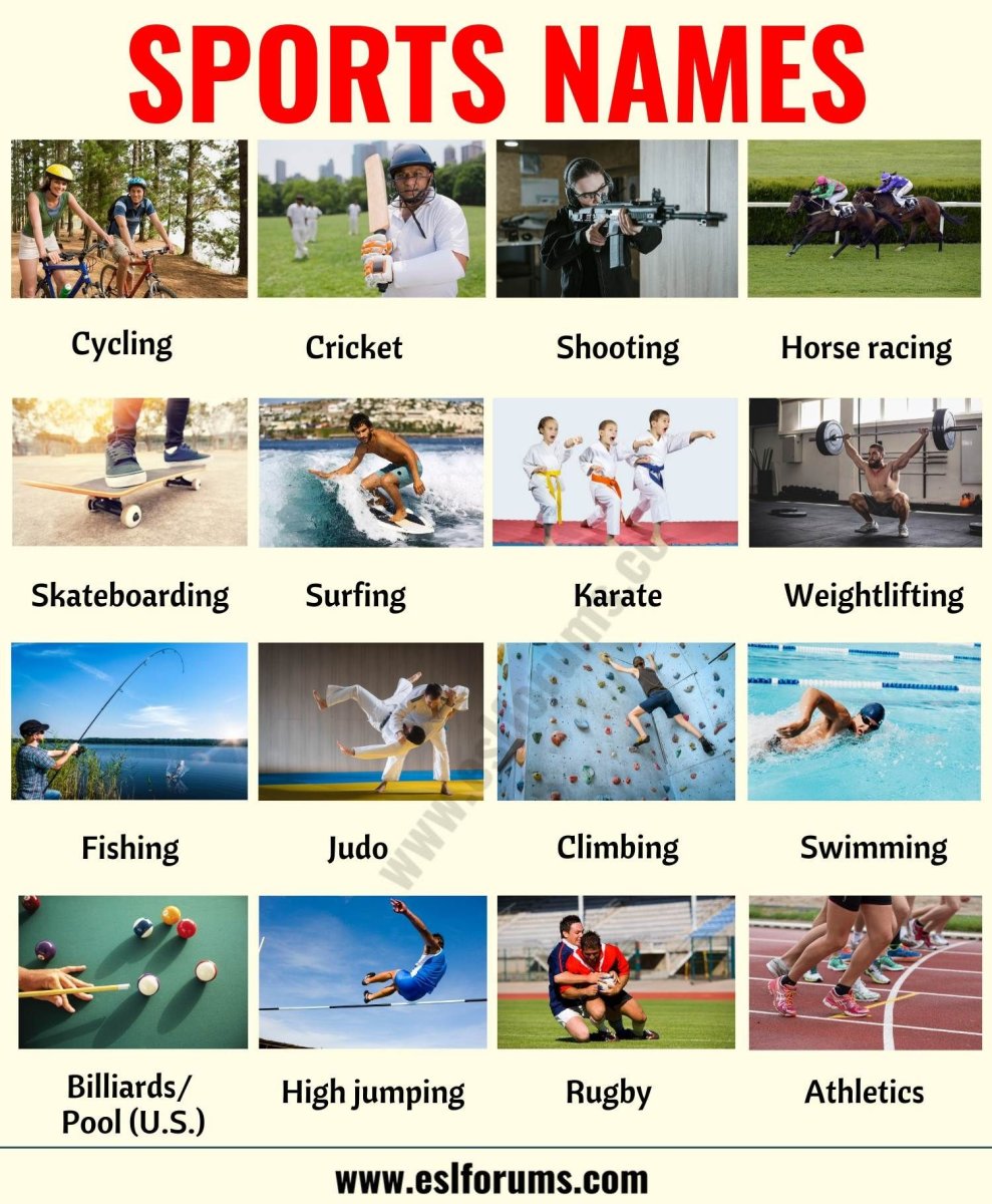 Спортивные названия