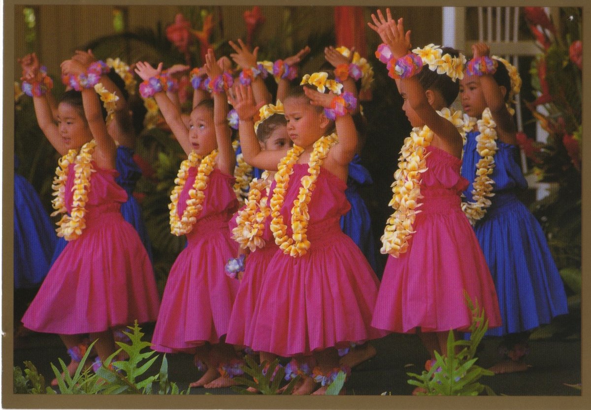 Гавайский танец для детей