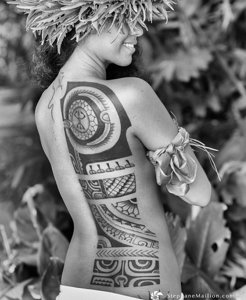 Тату Маори для девушек