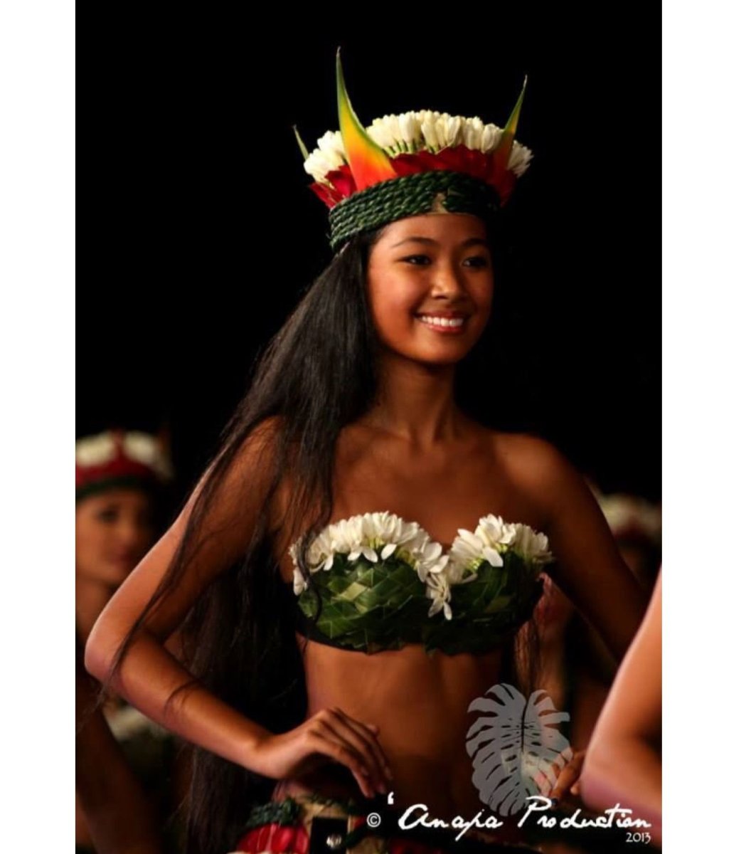Французская Полинезия Таити девушки