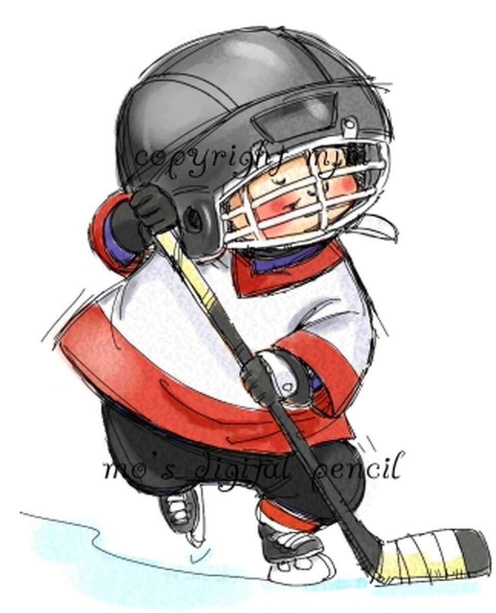 Шлем для хоккея мультяшка