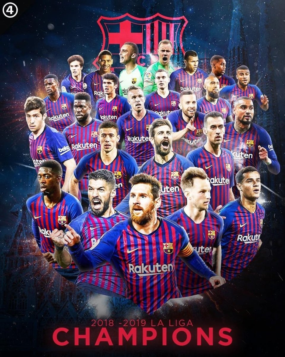Футбольная команда Барселона