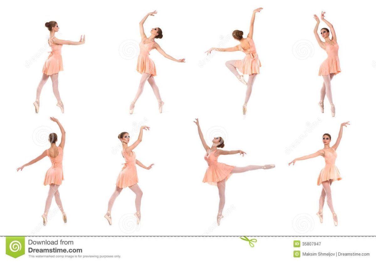 Балерины в разных позах
