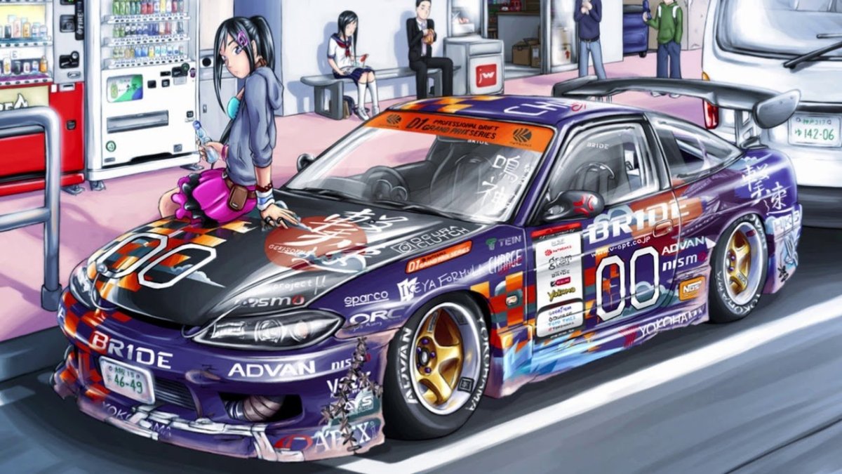 Nissan Silvia s15 аниме