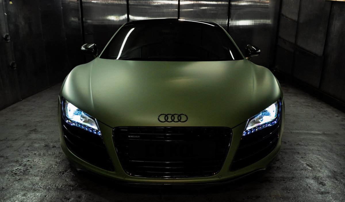 Ауди r8 зеленая