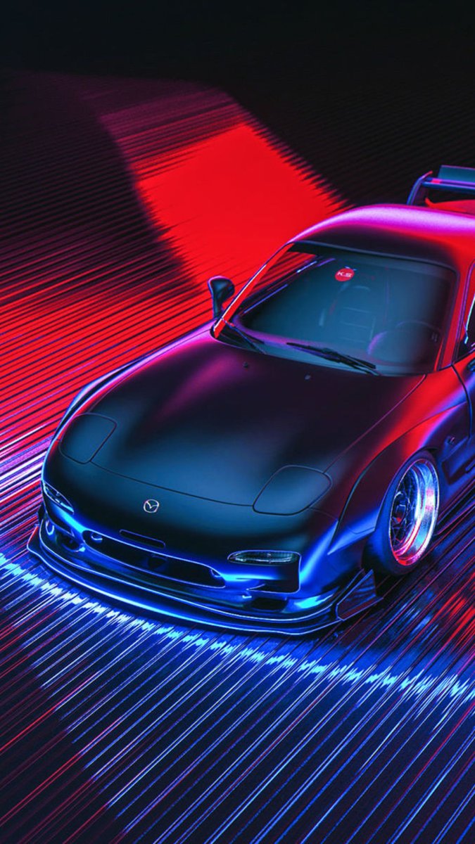 Mazda rx7 фиолетовая
