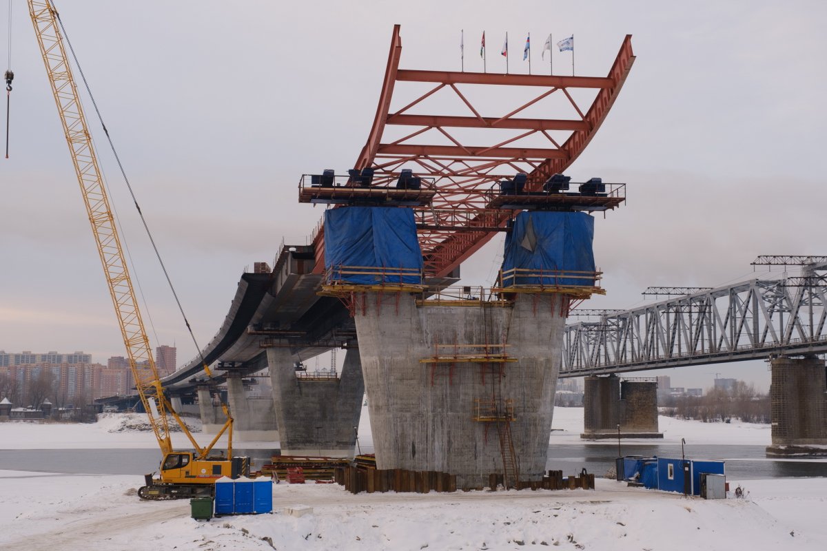 Новый мост в Новосибирске 2022