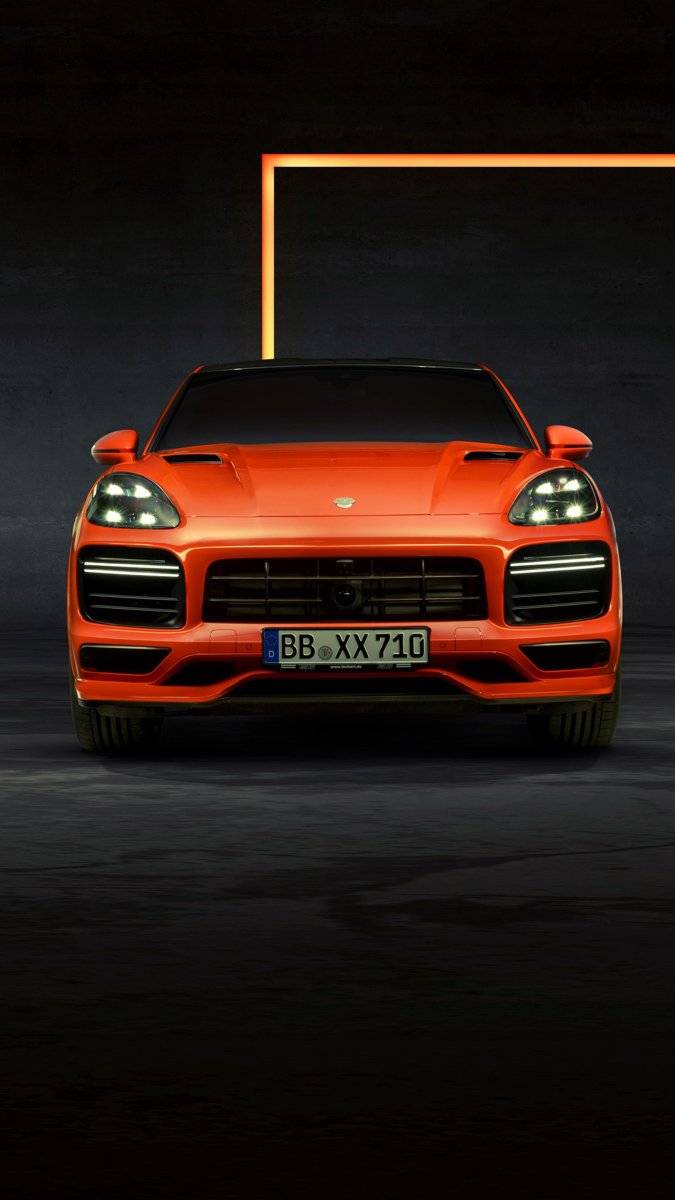 Porsche Cayenne Coupe оранжевый