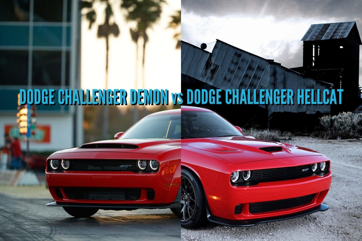 Dodge Challenger Hellcat vs Demon