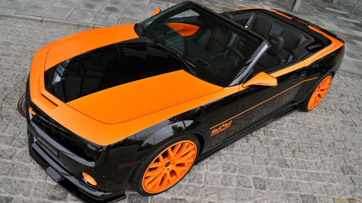 Chevrolet Camaro Black and Orange