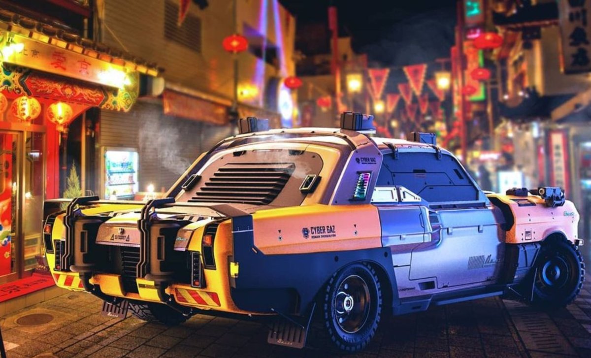 ГАЗ 24 Cyberpunk