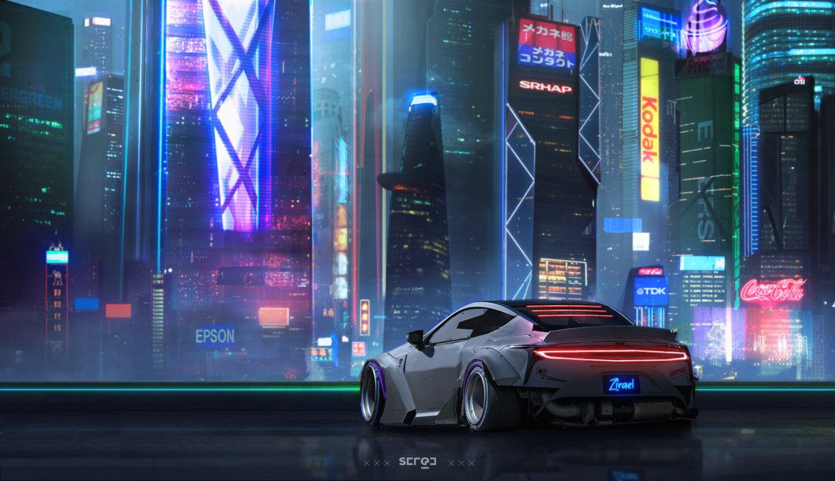 Cyberpunk 2077 машины