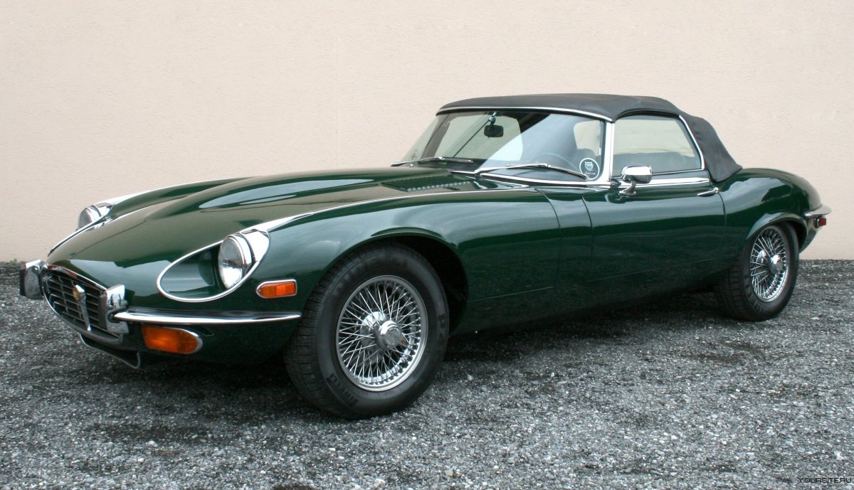 Ягуар e Type купе ретро