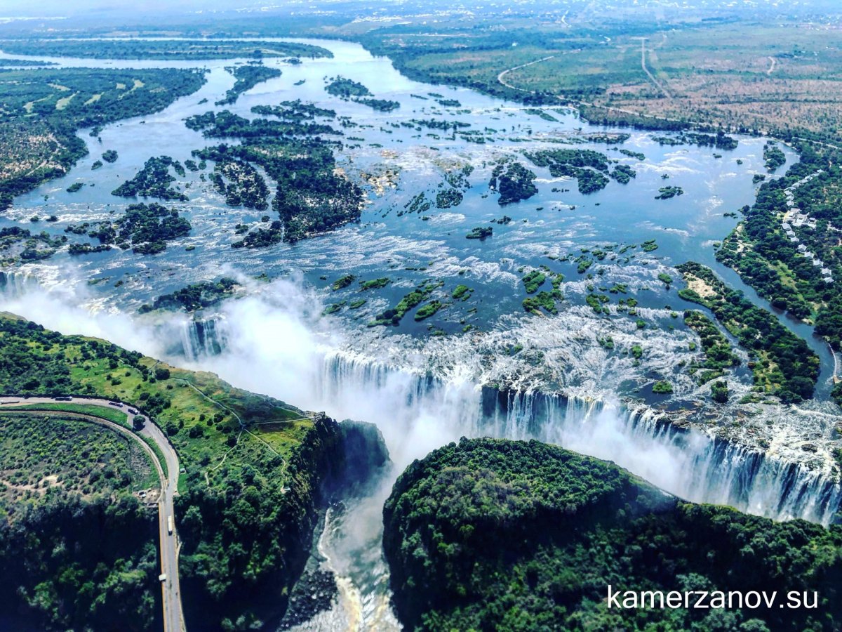 Самый большой водопад в Африке