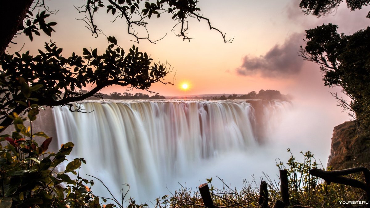 Водопад Виктория (Зимбабве-Замбия, Африка)