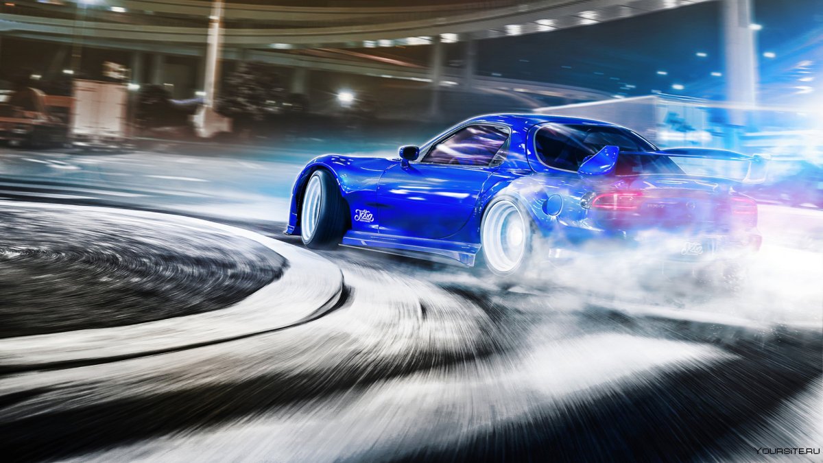 Mazda rx7 Drift 8к