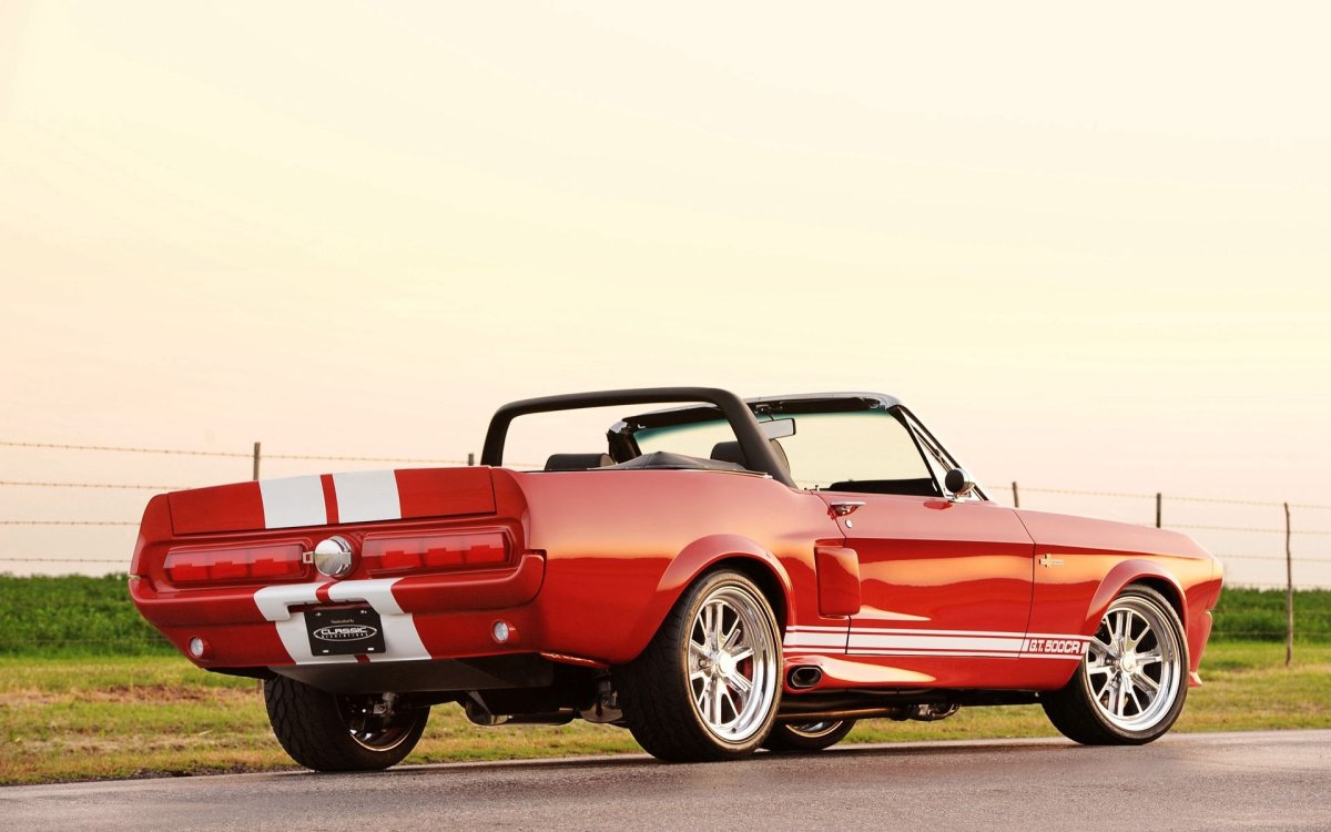 Форд Мустанг 1967 Shelby красный