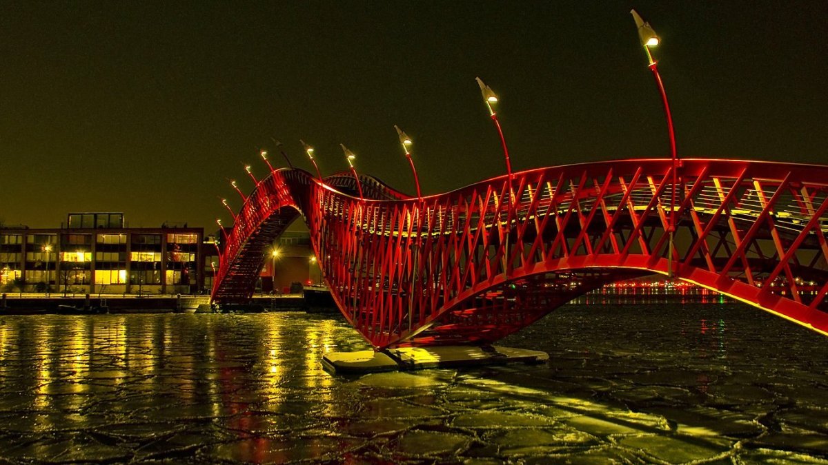 Нидерланды мост питон
