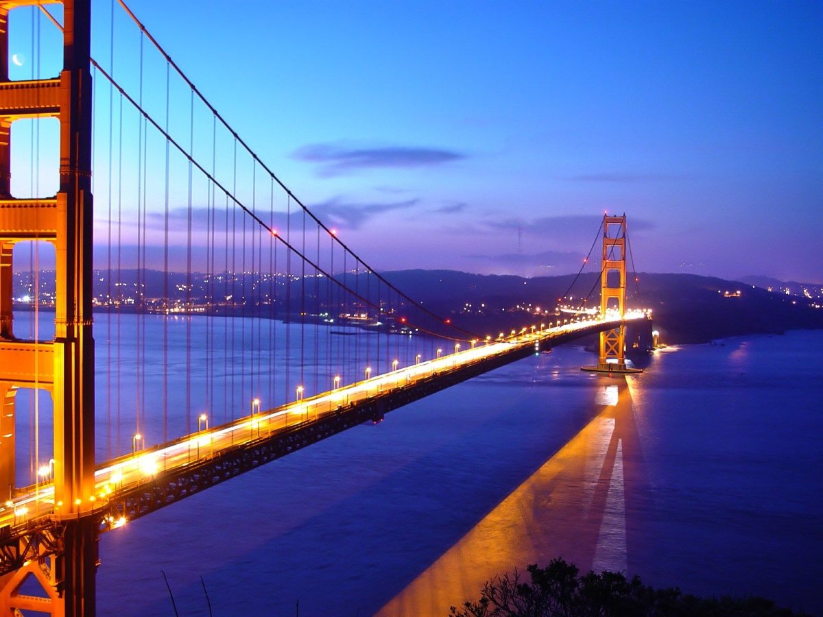 Сан Франциско красивые мосты мира