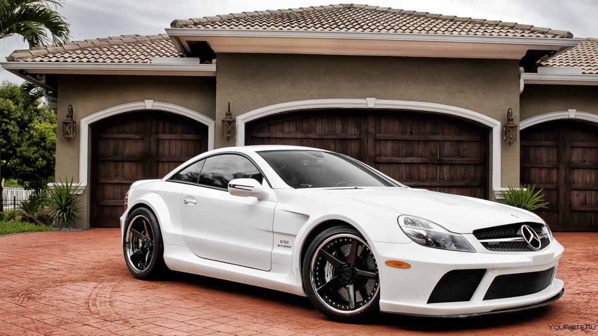 Мерседес-Бенц SL AMG 65 белый