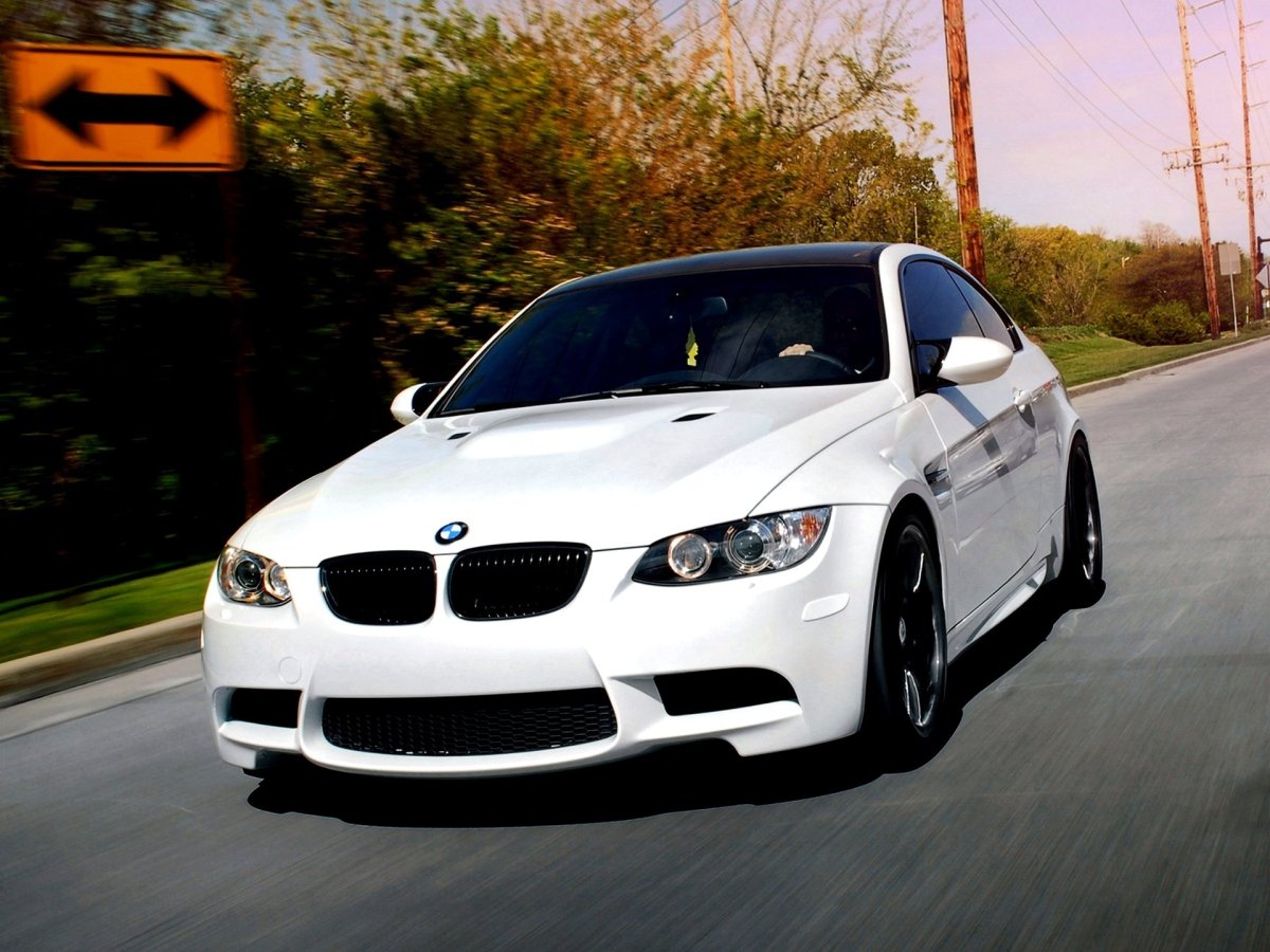 BMW m3 белая