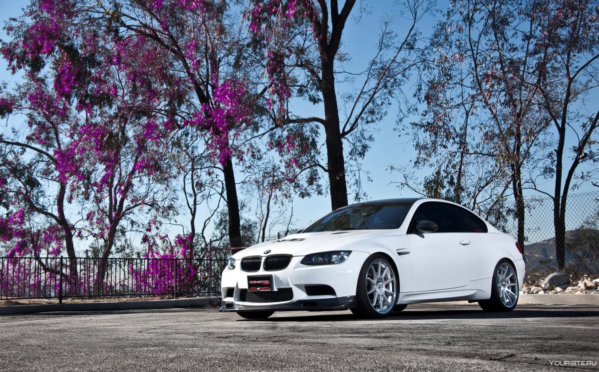 Фиолетовая BMW e92