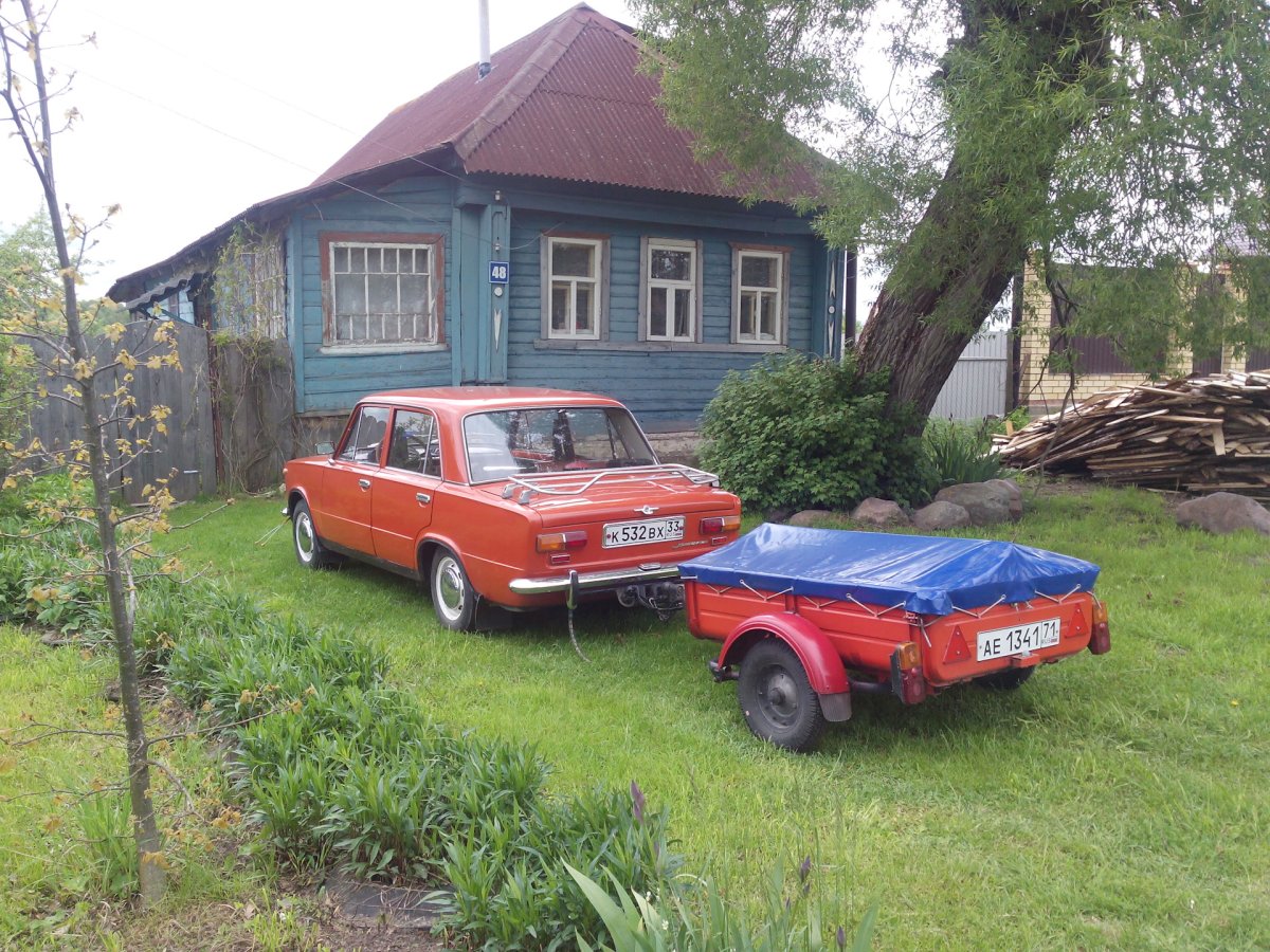 ВАЗ 2101 С прицепом