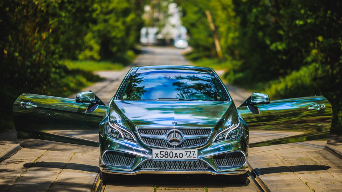 Mercedes e Coupe хром