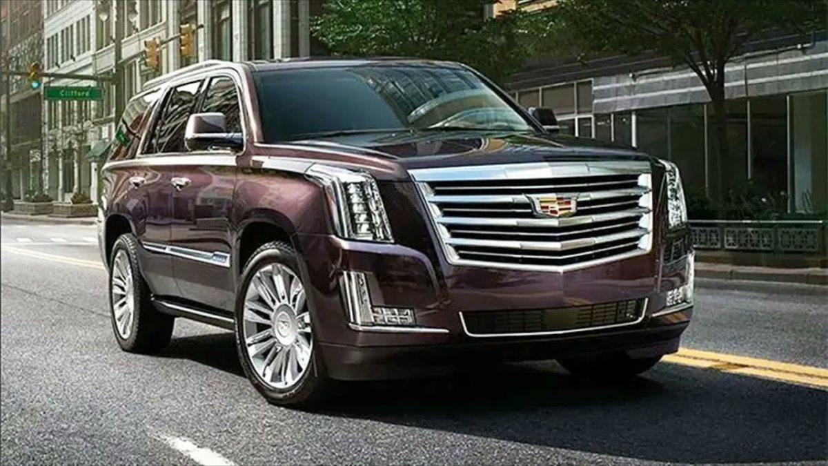 Cadillac Escalade с мигалками