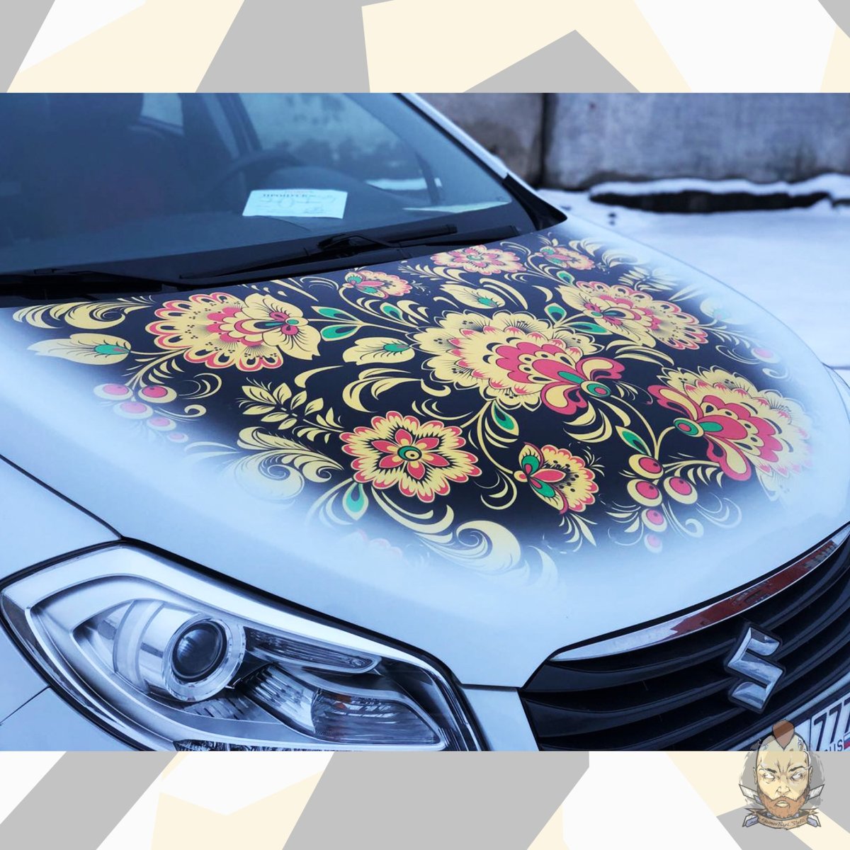 Автомобили с русской росписью