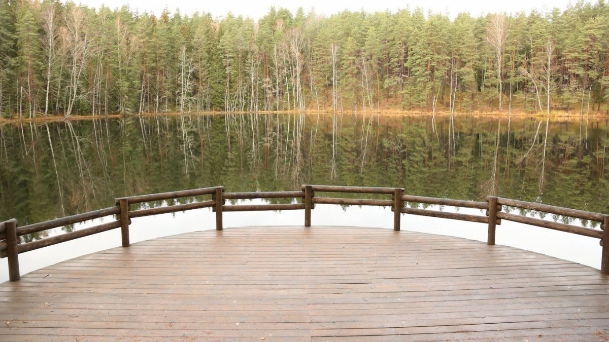 Озеро Черток в Латвии