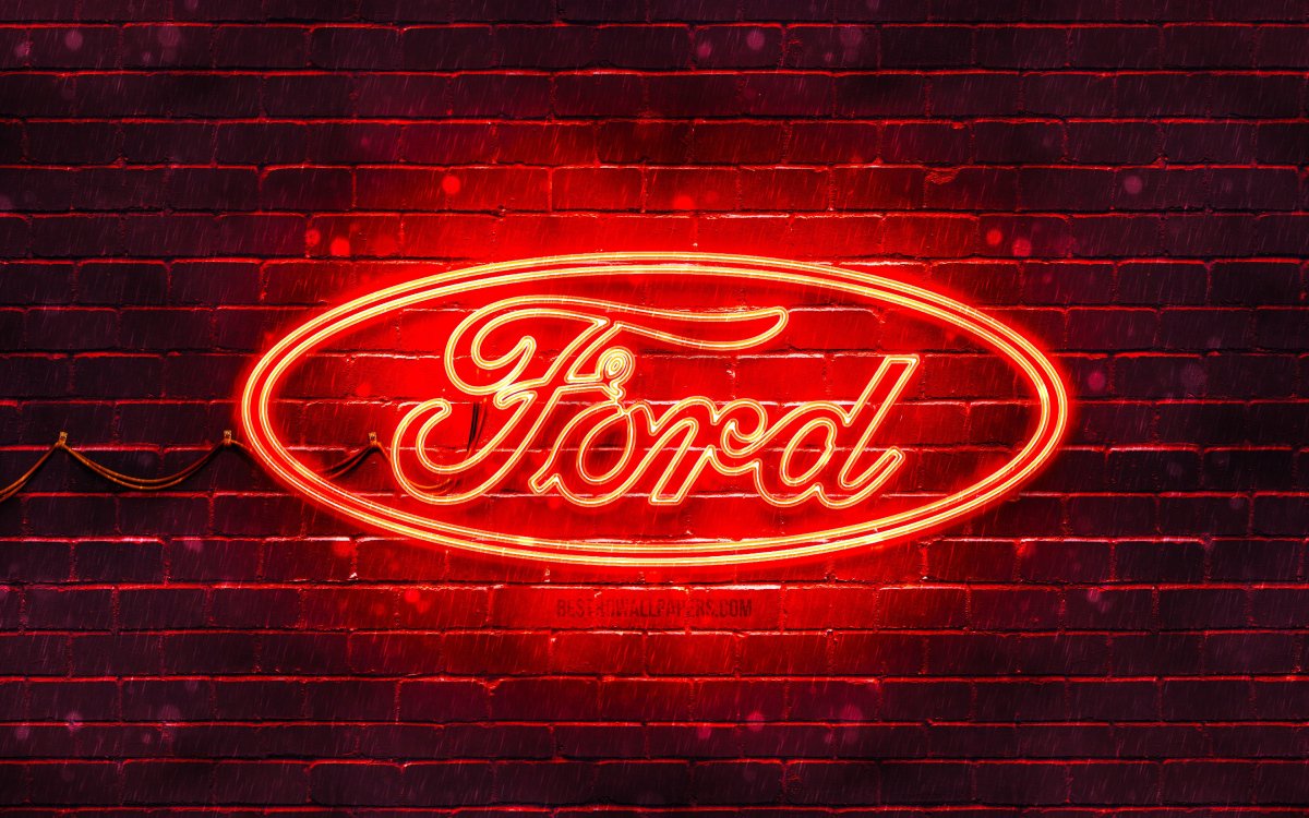Ford лого неон