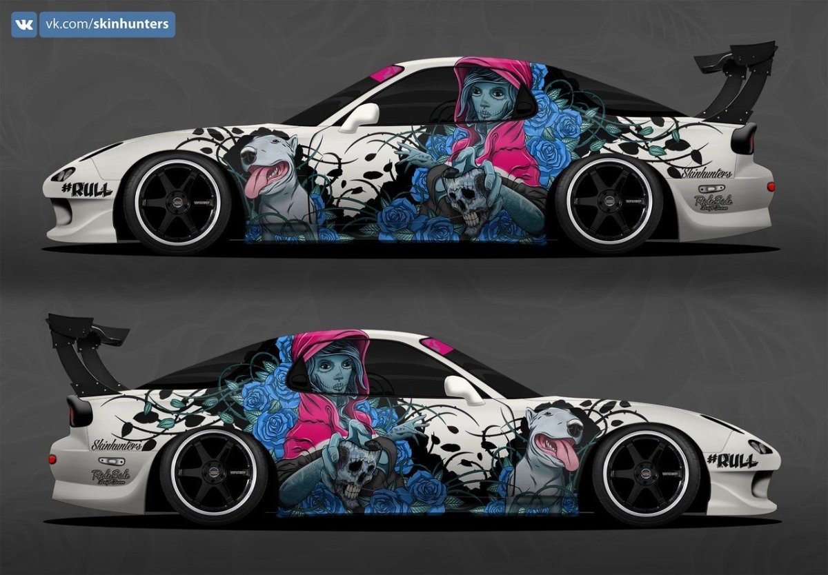 Винил для Nissan s14 развертка
