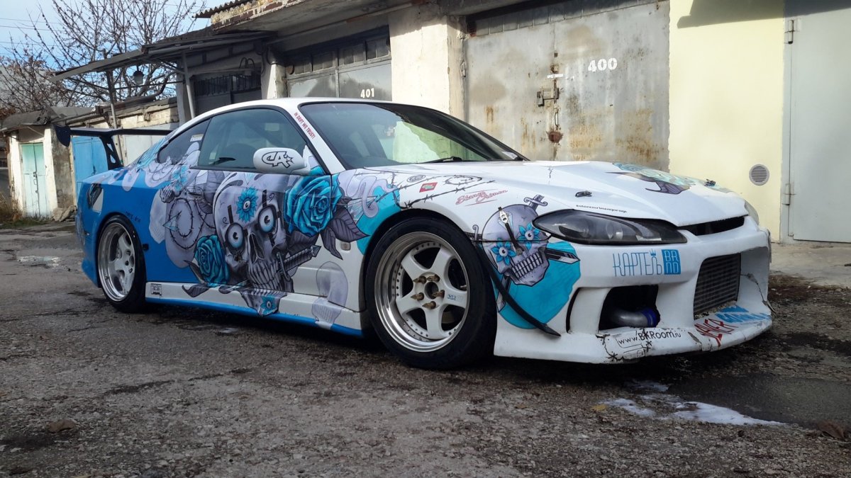 Nissan Silvia s15 Королева дрифта
