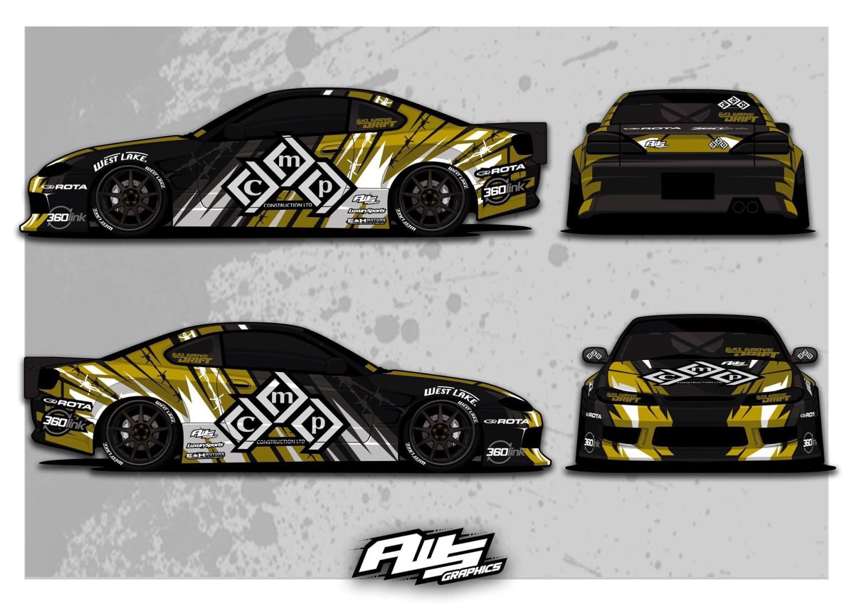 Nissan Silvia s15 винил развертка