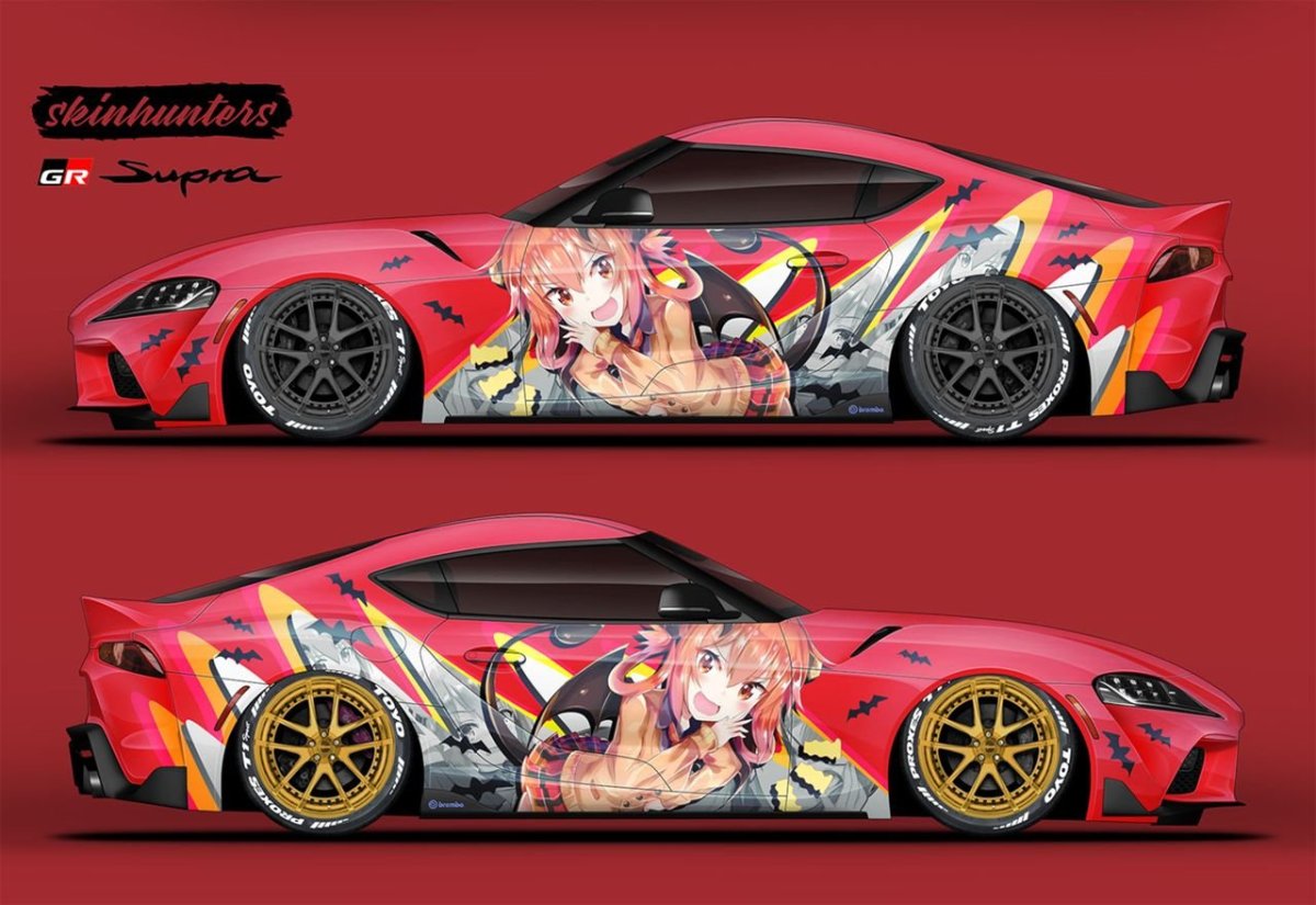 Toyota Supra a80 винил