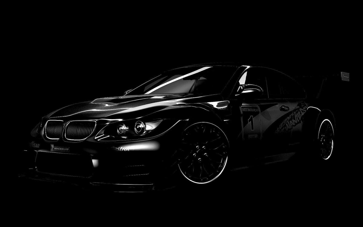 BMW m6 в темноте