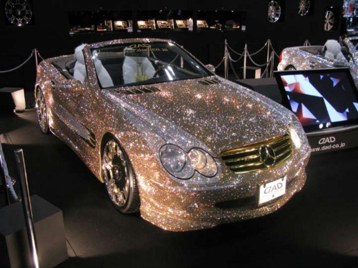Сваровски Мерседес Бенц sl600