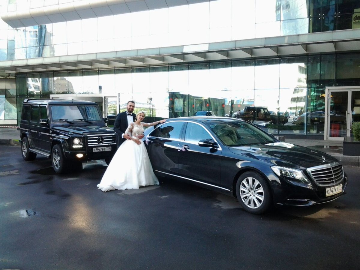 Свадебные кортеж Mercedes w222