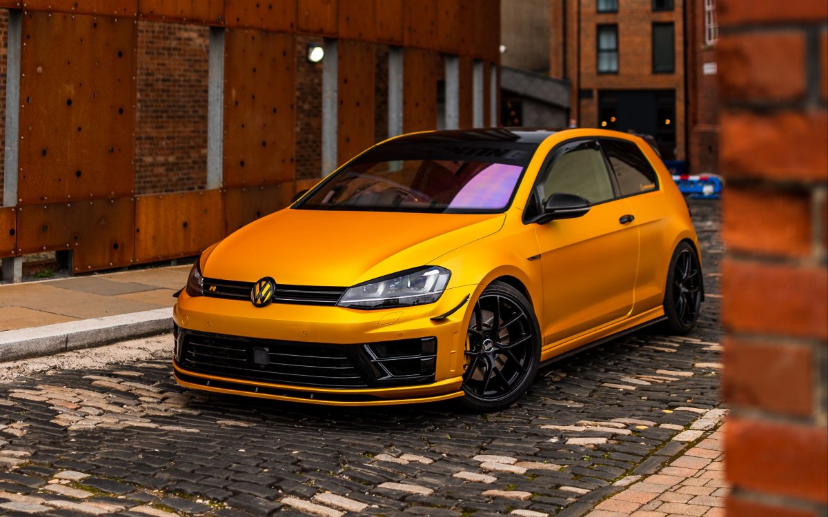 Golf mk6 желтый