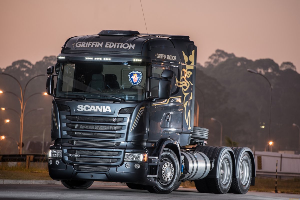 Scania r400 Black Griffin