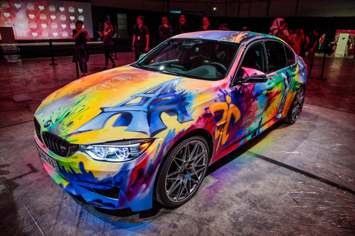 Необычная покраска авто