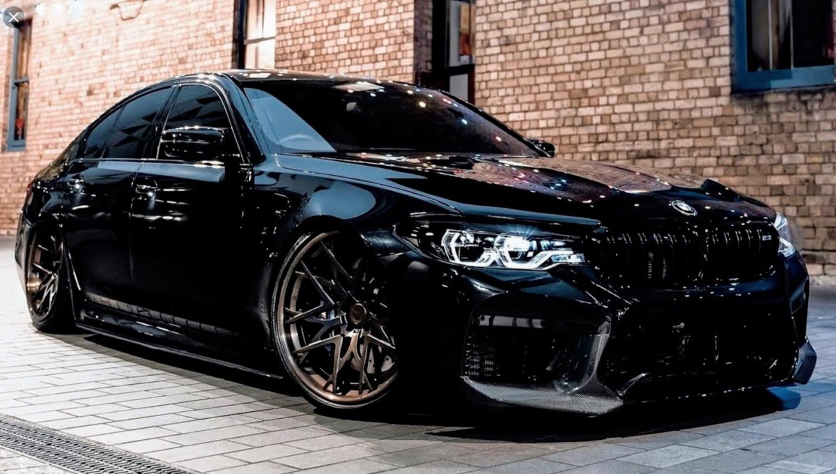 BMW m5 Tuning Black