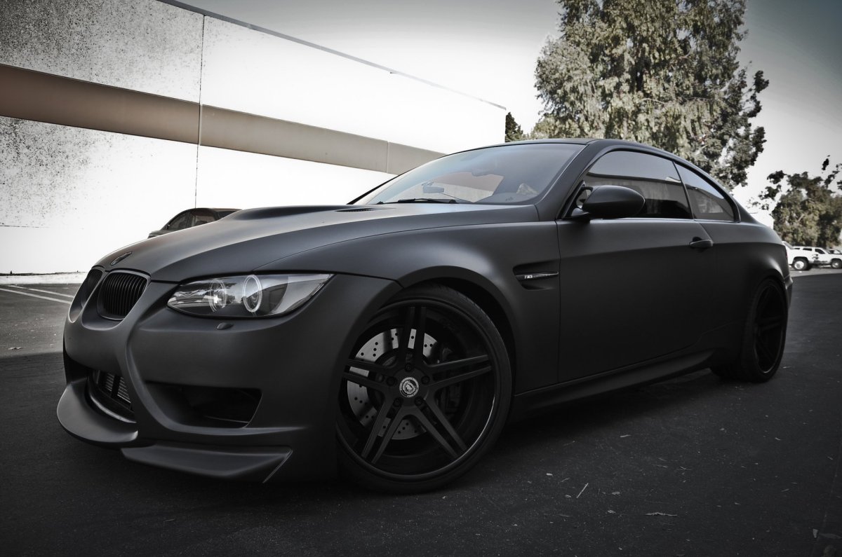 BMW m3 Black.матовый