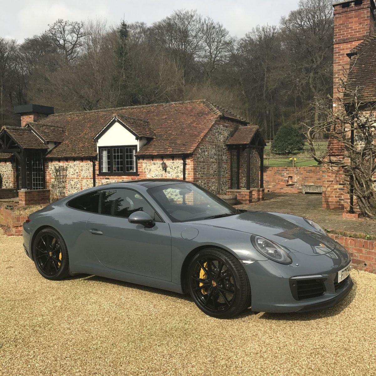 Порше 911 цвет графит